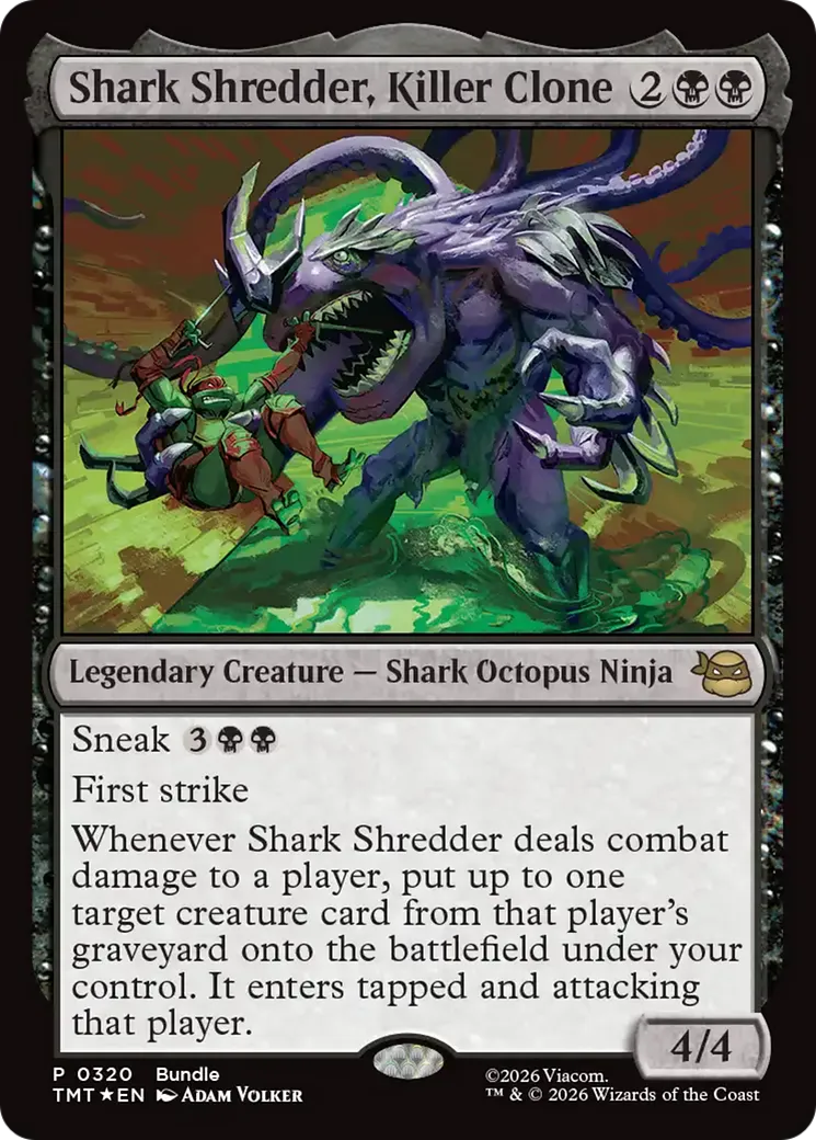 Shark Shredder, Killer Clone — Teenage Mutant Ninja Turtles — Magic: The Gathering