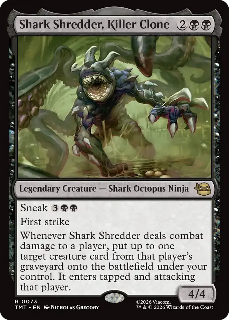 Shark Shredder, Killer Clone — Teenage Mutant Ninja Turtles — Magic: The Gathering