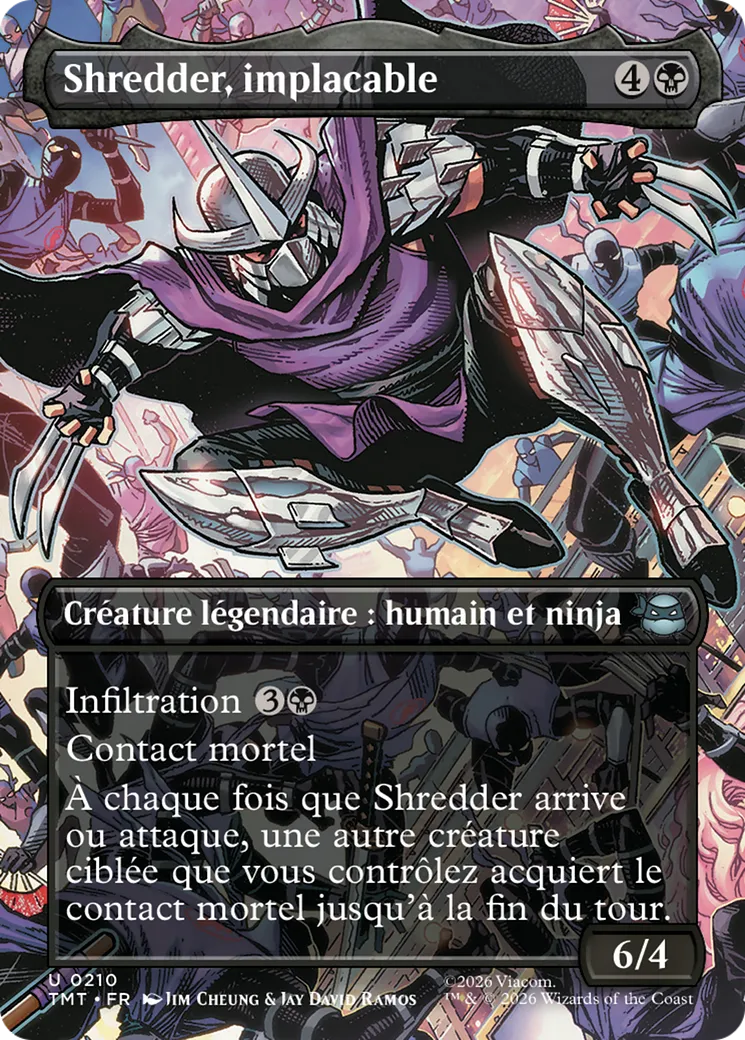 Shredder, implacable — Teenage Mutant Ninja Turtles — Magic: The Gathering