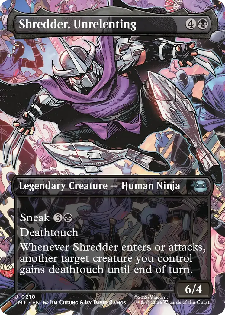 Shredder, Unrelenting — Teenage Mutant Ninja Turtles — Magic: The Gathering