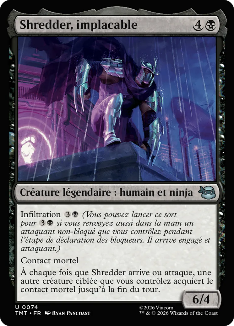 Shredder, implacable — Teenage Mutant Ninja Turtles — Magic: The Gathering