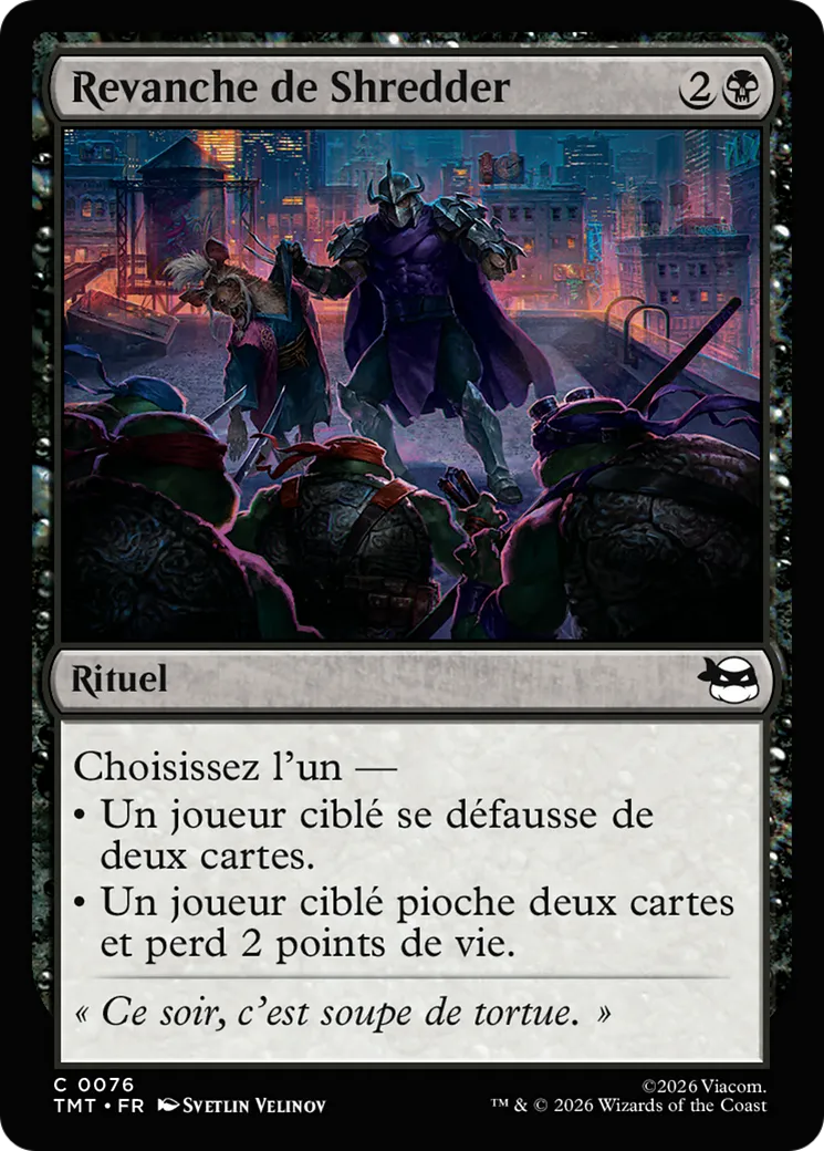 Revanche de Shredder — Teenage Mutant Ninja Turtles — Magic: The Gathering