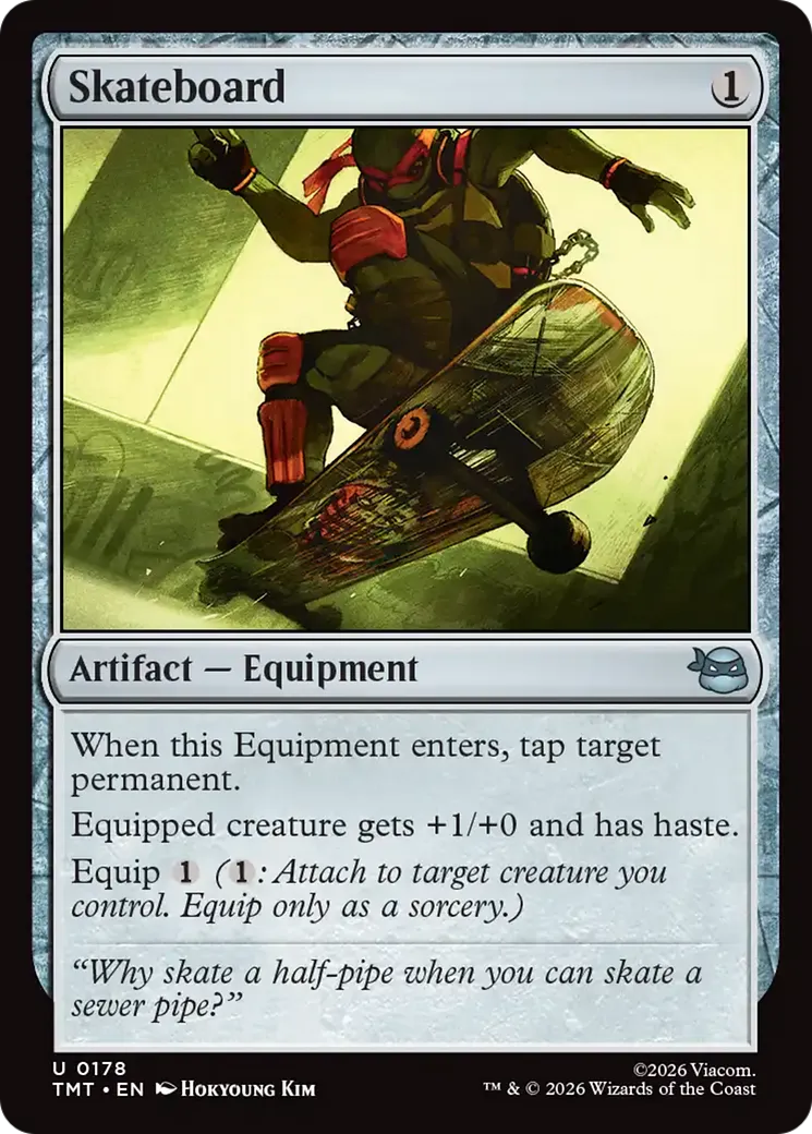 Skateboard — Teenage Mutant Ninja Turtles — Magic: The Gathering
