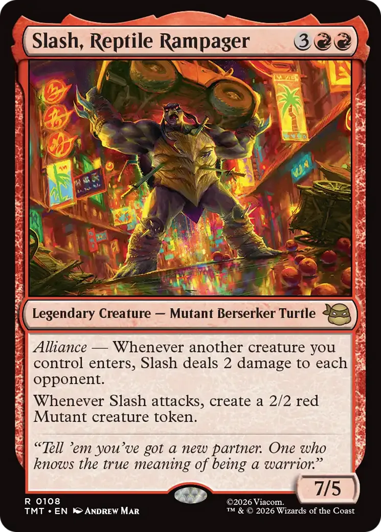 Slash, Reptile Rampager — Teenage Mutant Ninja Turtles — Magic: The Gathering