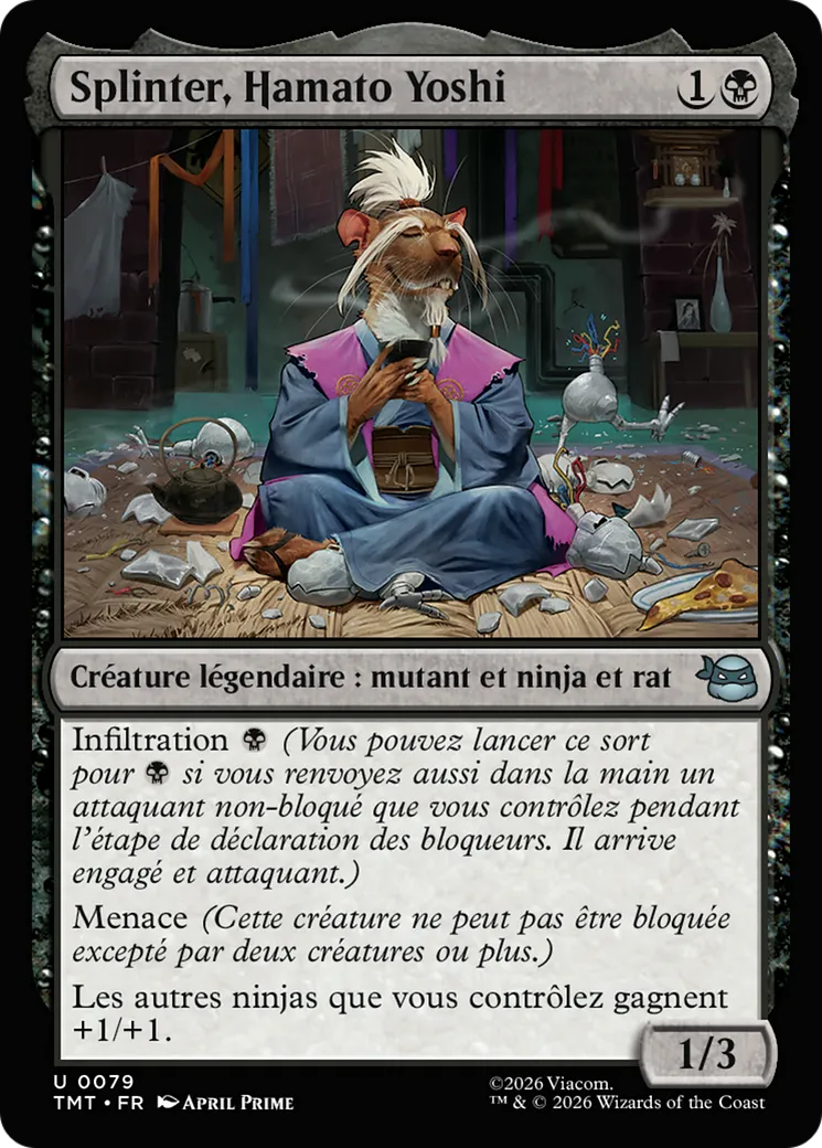 Splinter, Hamato Yoshi — Teenage Mutant Ninja Turtles — Magic: The Gathering