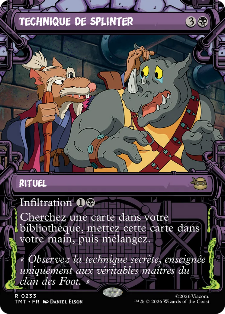 Technique de Splinter — Teenage Mutant Ninja Turtles — Magic: The Gathering