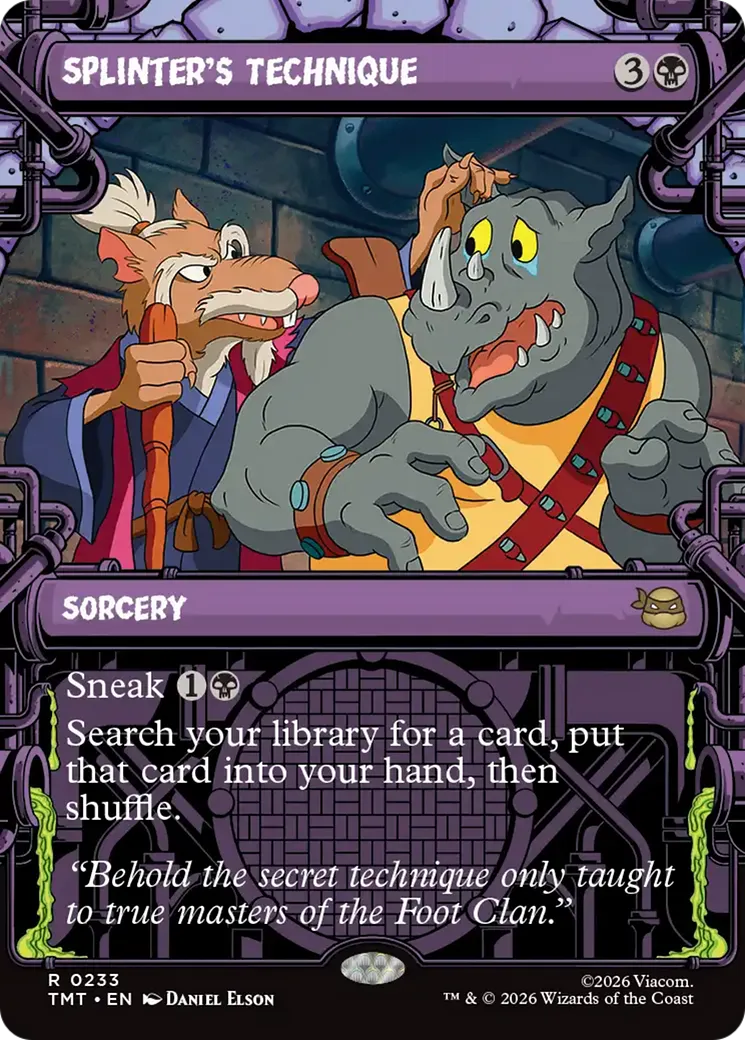 Splinter's Technique — Teenage Mutant Ninja Turtles — Magic: The Gathering