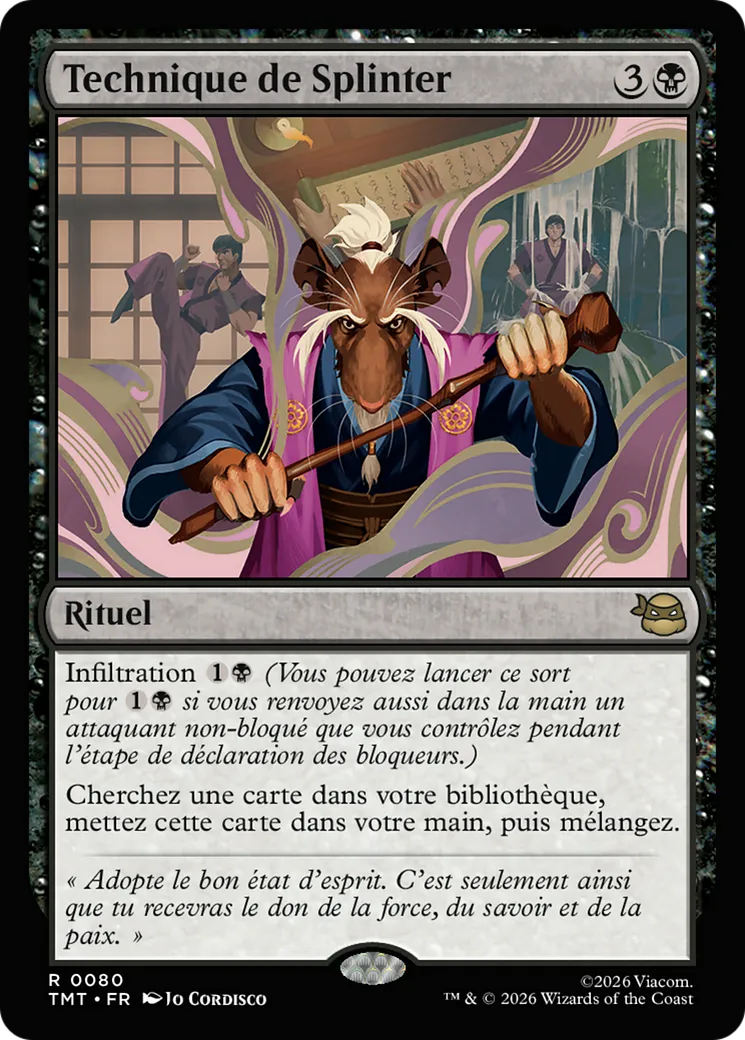 Technique de Splinter — Teenage Mutant Ninja Turtles — Magic: The Gathering
