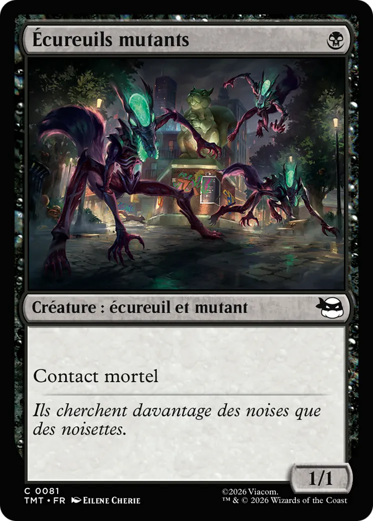 Écureuils mutants — Teenage Mutant Ninja Turtles — Magic: The Gathering