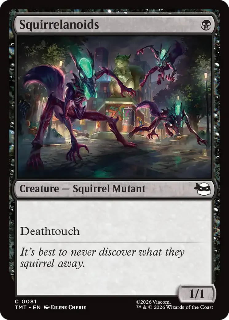 Écureuils mutants — Teenage Mutant Ninja Turtles — Magic: The Gathering