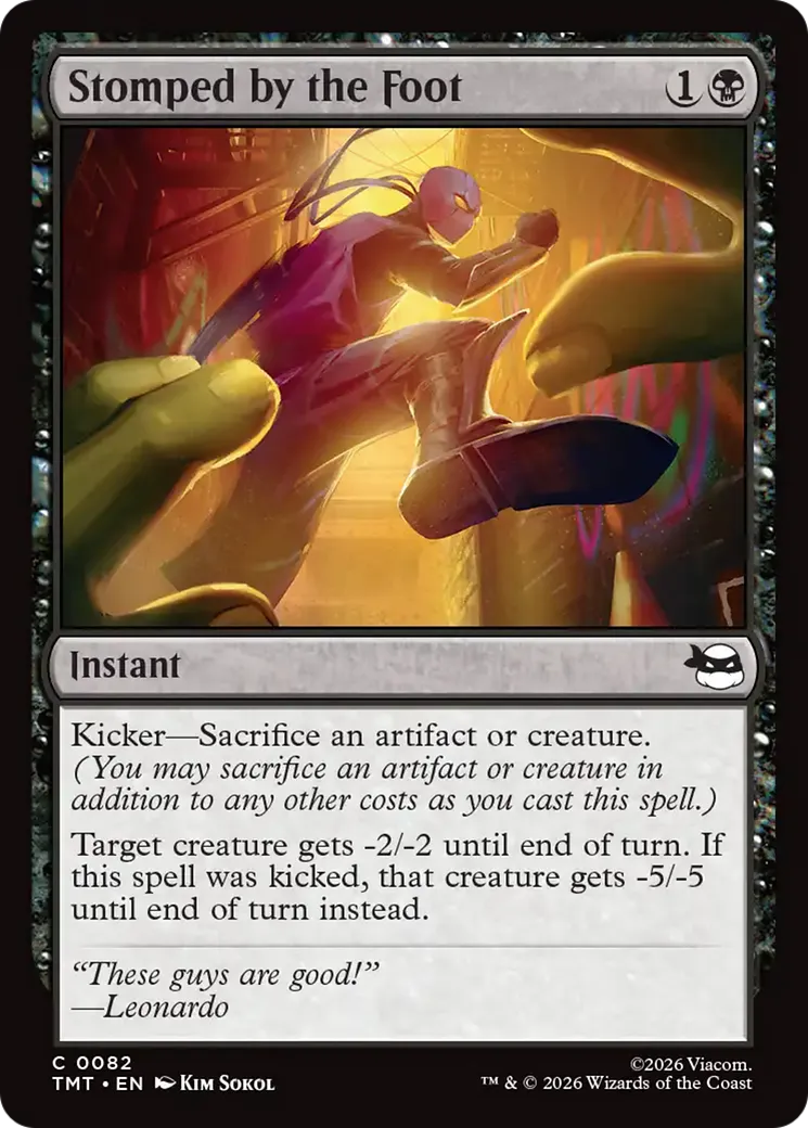 Écrasé par les Foot — Teenage Mutant Ninja Turtles — Magic: The Gathering