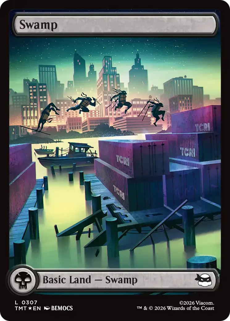 Swamp — Teenage Mutant Ninja Turtles — Magic: The Gathering