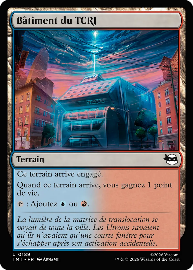 Bâtiment du TCRI — Teenage Mutant Ninja Turtles — Magic: The Gathering
