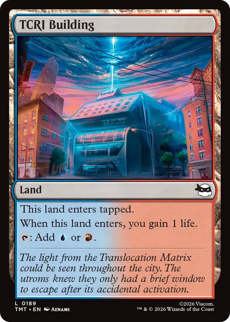 Bâtiment du TCRI — Teenage Mutant Ninja Turtles — Magic: The Gathering