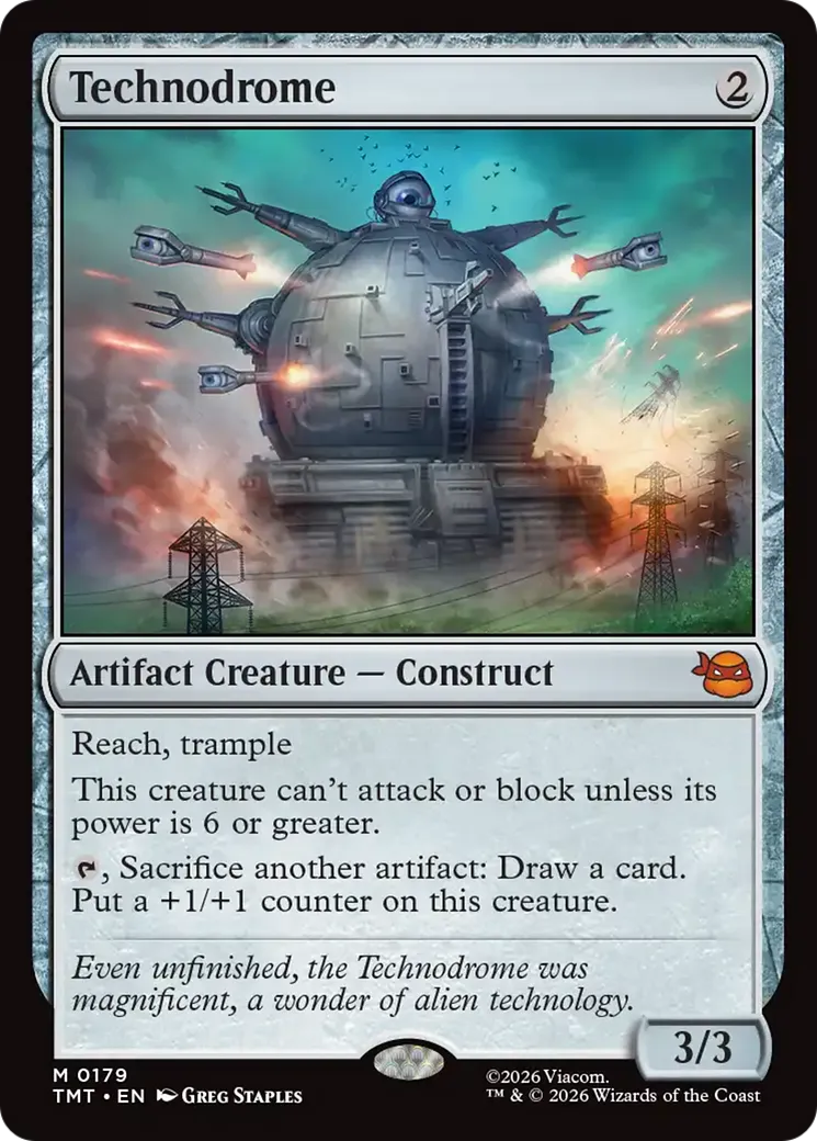 Technodrome — Teenage Mutant Ninja Turtles — Magic: The Gathering