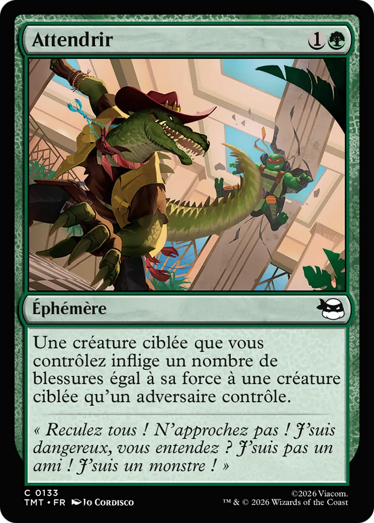 Attendrir — Teenage Mutant Ninja Turtles — Magic: The Gathering