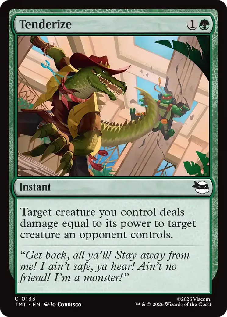 Tenderize — Teenage Mutant Ninja Turtles — Magic: The Gathering