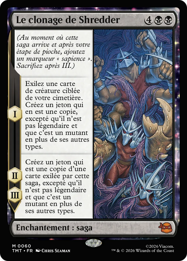 Le clonage de Shredder — Teenage Mutant Ninja Turtles — Magic: The Gathering
