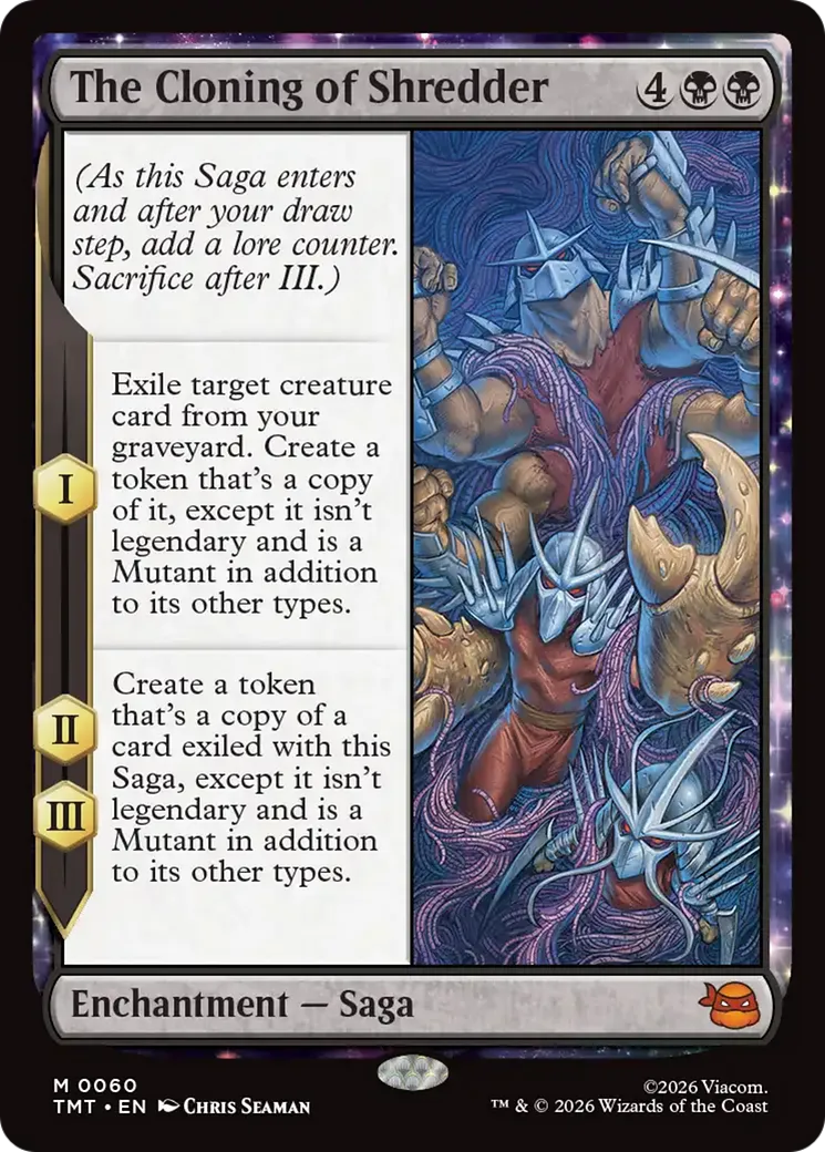 The Cloning of Shredder — Teenage Mutant Ninja Turtles — Magic: The Gathering