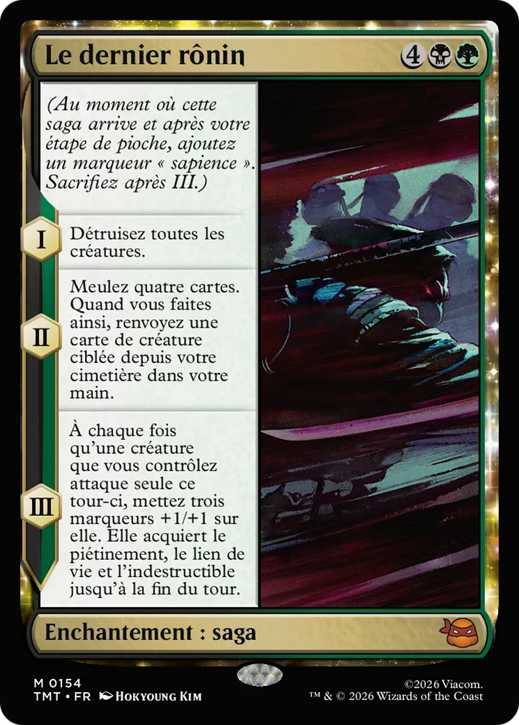Le dernier rônin — Teenage Mutant Ninja Turtles — Magic: The Gathering