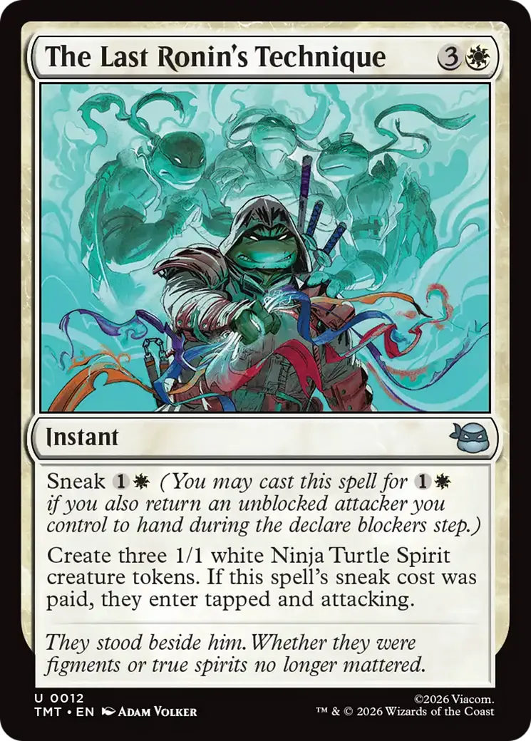 The Last Ronin's Technique from Teenage Mutant Ninja Turtles - Magic: The Gathering