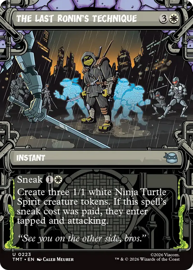 Technique du dernier rônin — Teenage Mutant Ninja Turtles — Magic: The Gathering