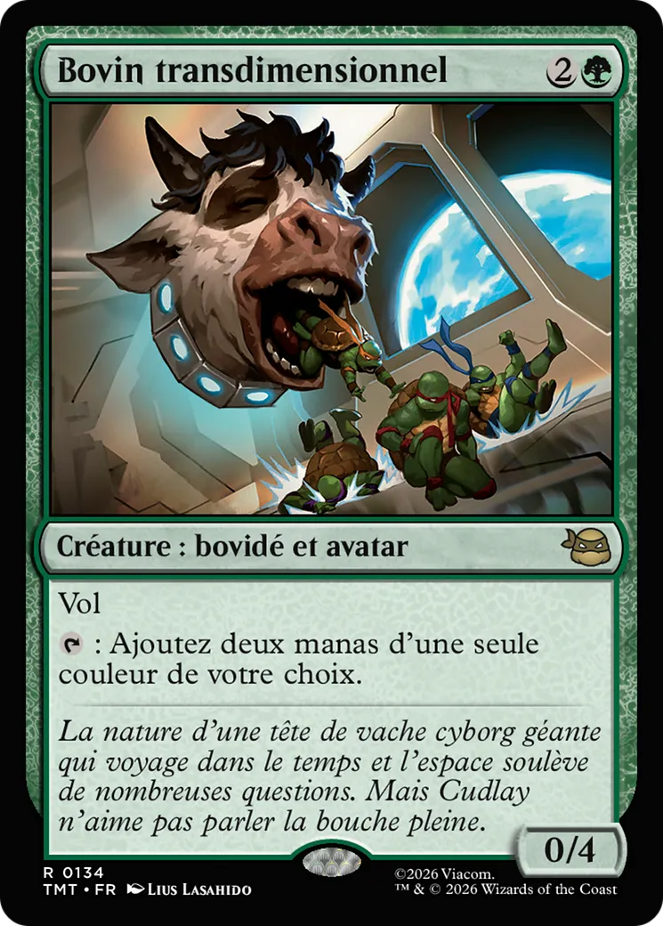 Bovin transdimensionnel — Teenage Mutant Ninja Turtles — Magic: The Gathering