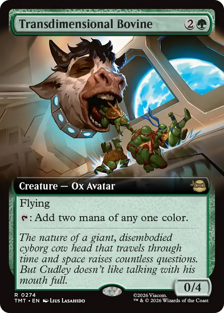 Transdimensional Bovine — Teenage Mutant Ninja Turtles — Magic: The Gathering