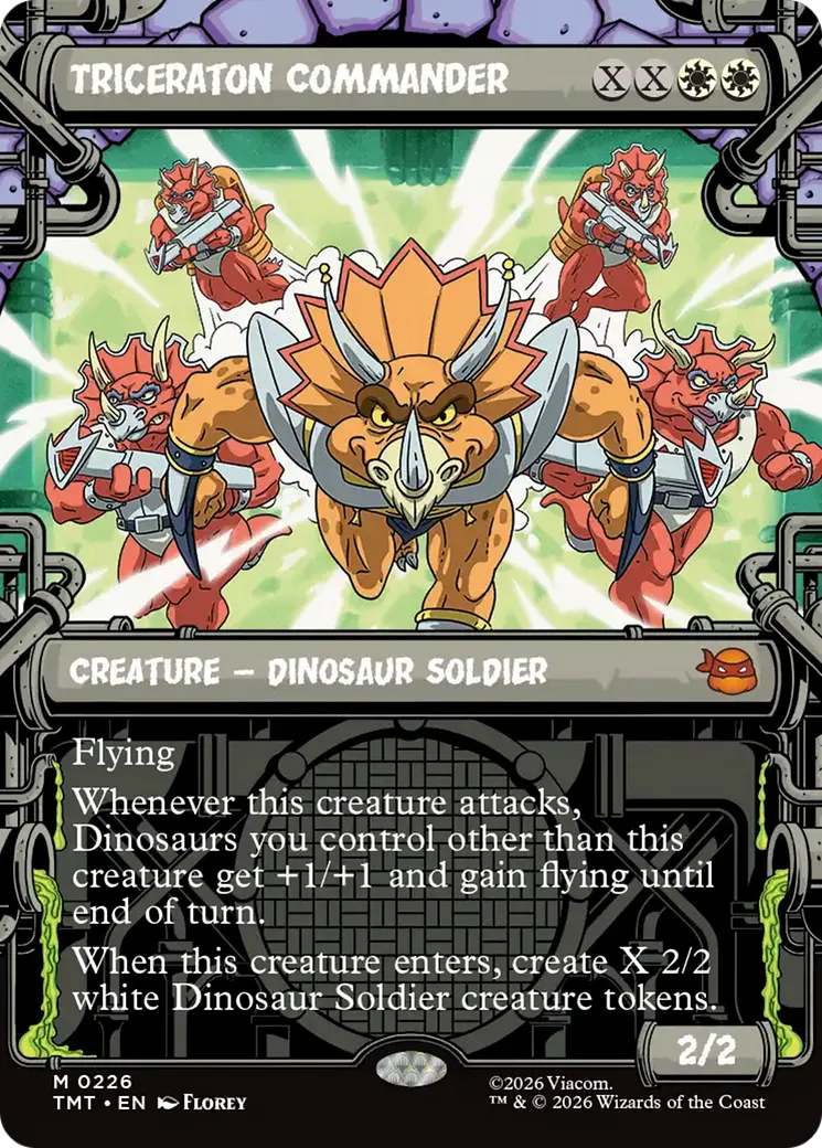 Triceraton Commander — Teenage Mutant Ninja Turtles — Magic: The Gathering