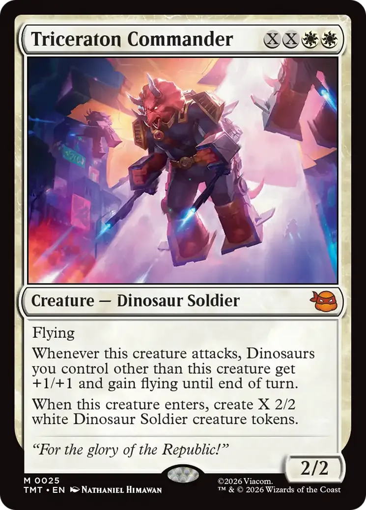 Triceraton Commander — Teenage Mutant Ninja Turtles — Magic: The Gathering
