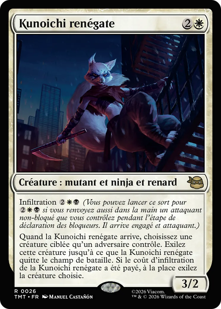 Kunoichi renégate — Teenage Mutant Ninja Turtles — Magic: The Gathering