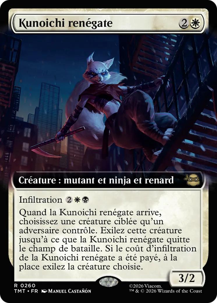 Kunoichi renégate — Teenage Mutant Ninja Turtles — Magic: The Gathering