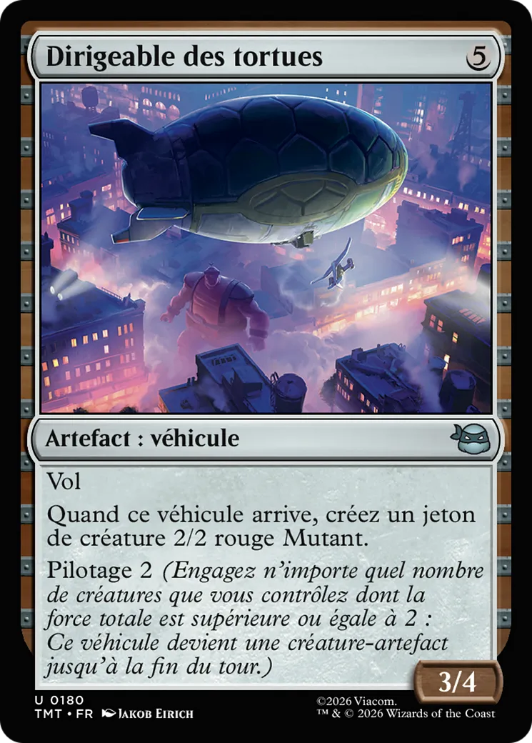 Dirigeable des tortues — Teenage Mutant Ninja Turtles — Magic: The Gathering