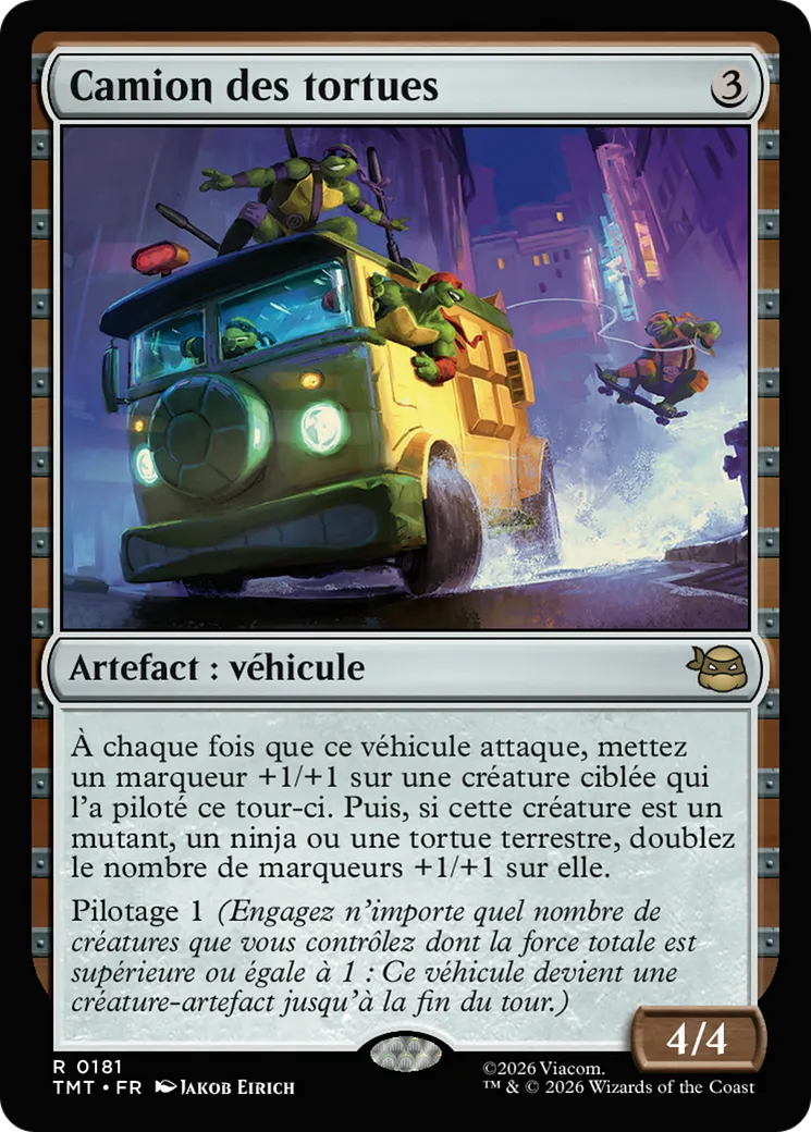 Camion des tortues — Teenage Mutant Ninja Turtles — Magic: The Gathering