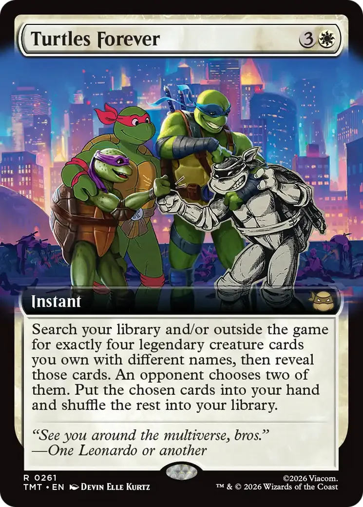 Tortues pour la vie — Teenage Mutant Ninja Turtles — Magic: The Gathering