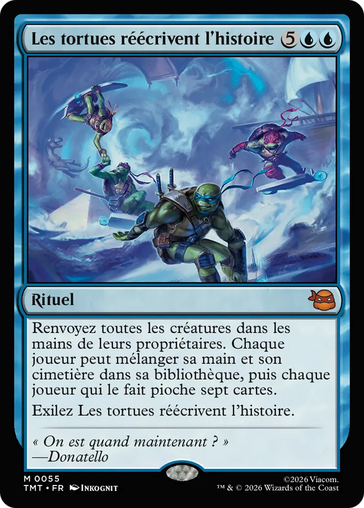 Les tortues réécrivent l'histoire — Teenage Mutant Ninja Turtles — Magic: The Gathering