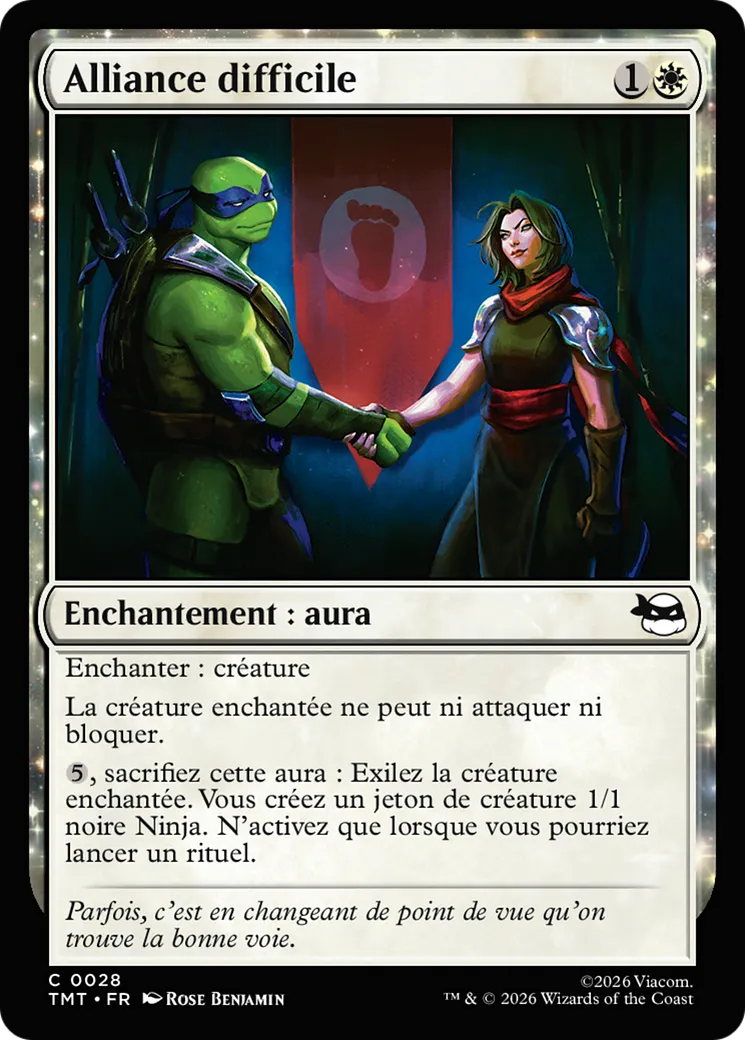 Alliance difficile — Teenage Mutant Ninja Turtles — Magic: The Gathering