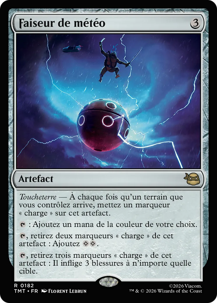Faiseur de météo — Teenage Mutant Ninja Turtles — Magic: The Gathering