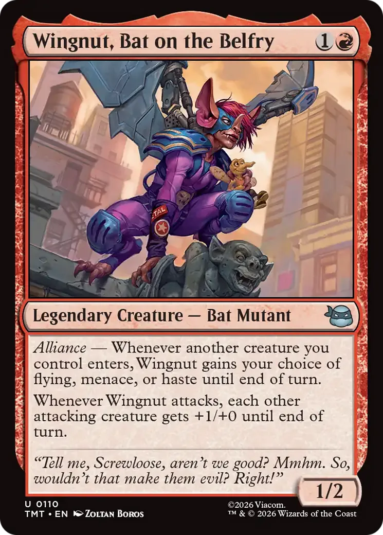 Wingnut, Bat on the Belfry from Teenage Mutant Ninja Turtles - Magic: The Gathering