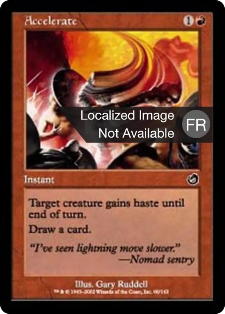 Accélération — Torment — Magic: The Gathering