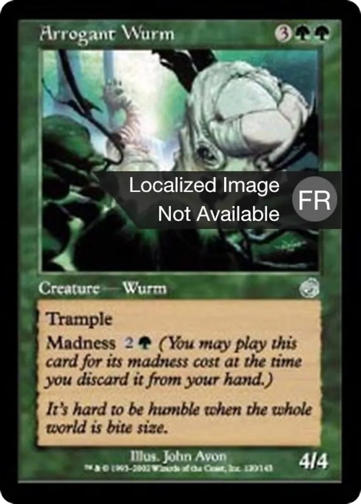 Guivre arrogante — Torment — Magic: The Gathering