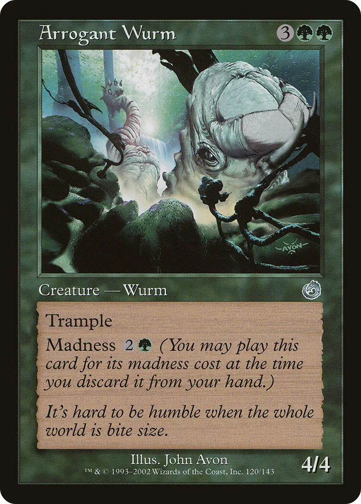 Arrogant Wurm — Torment — Magic: The Gathering