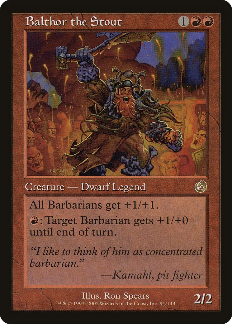 Balthor le Robuste — Torment — Magic: The Gathering
