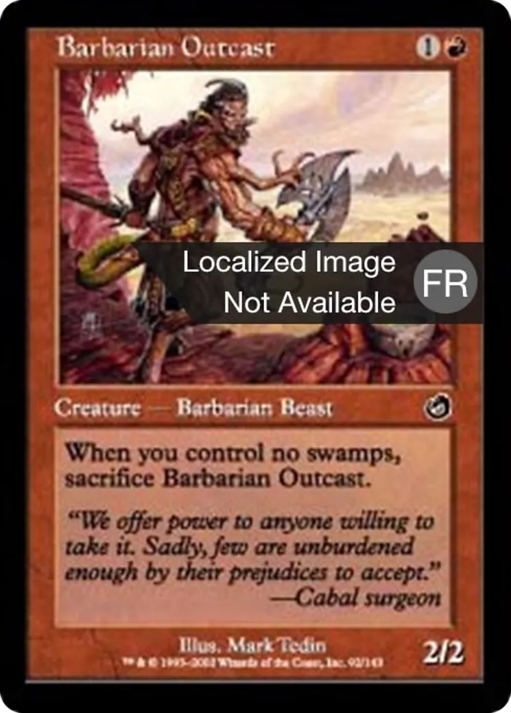 Barbare réprouvé — Torment — Magic: The Gathering