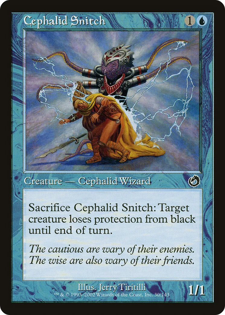 Cephalid Snitch — Torment — Magic: The Gathering
