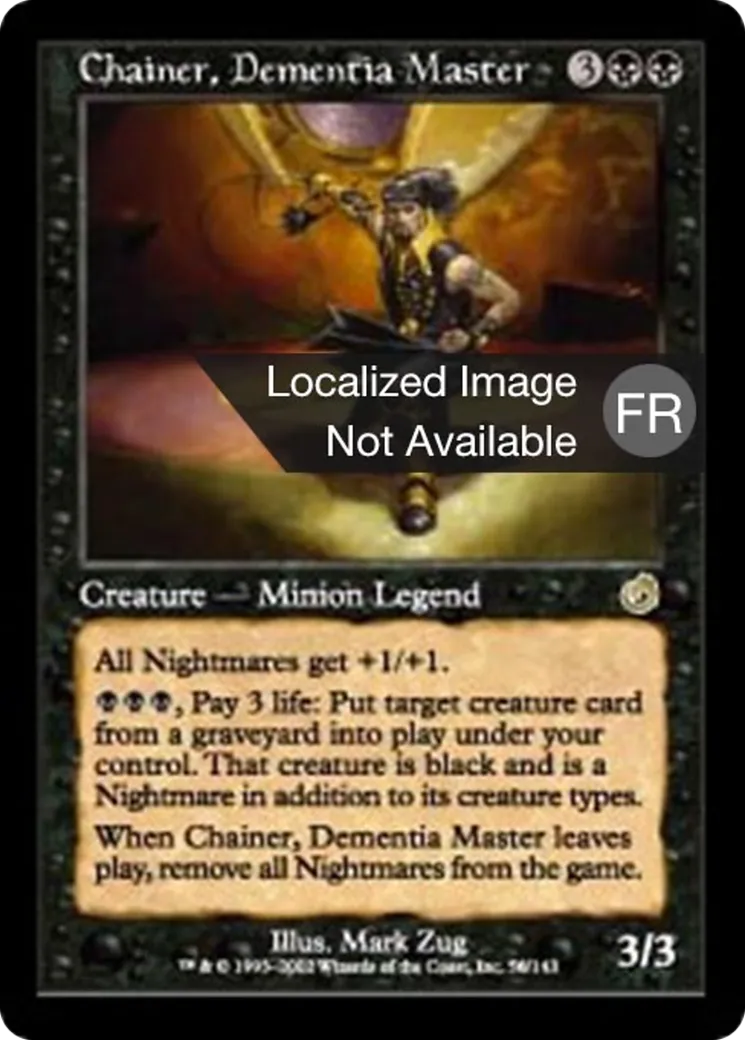 Chaînes, maître des démences — Torment — Magic: The Gathering