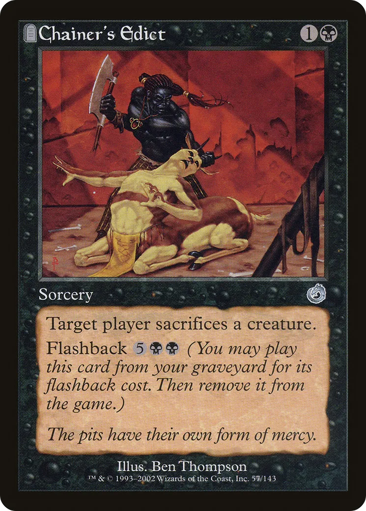 Chainer's Edict — Torment — Magic: The Gathering