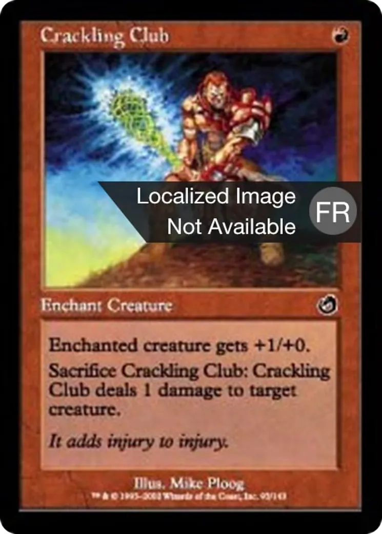 Massue crépitante — Torment — Magic: The Gathering
