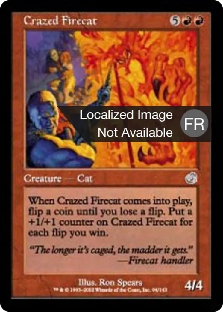 Chatfeu affolé — Torment — Magic: The Gathering