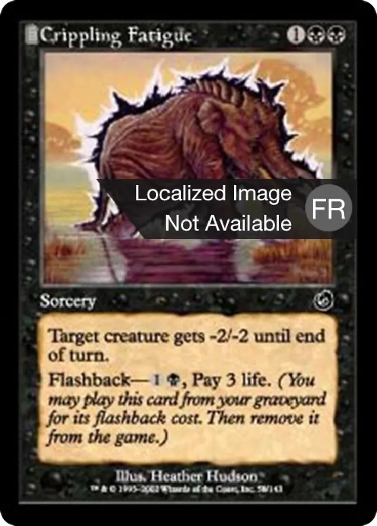 Fatigue profonde — Torment — Magic: The Gathering